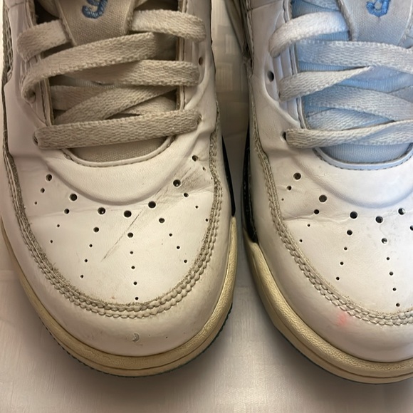 Nike Air Jordan Flight 654975-127 White Legend Blue Black Shoes - Picture 5 of 7